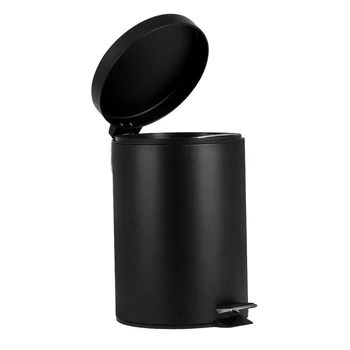 Trash Can 7 Liter Trash Can Iron Pedal Cylinder with Cover Frosted Black Home Kitchen Bathroom Living Room Office Hotel
Trash Can 7 Liter Trash Can Iron Pedal Cylinder with Cover Frosted Black Home Kitchen Bathroom Living Room Office Hotel