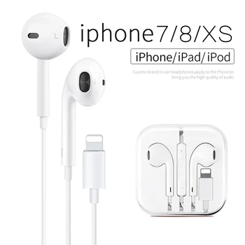 

Original Music In Ear Wired Earphones for lightning Earbuds with Microphone and Volume Control for iPhone 7/7P/ 8/8P/X/XS Max/XR