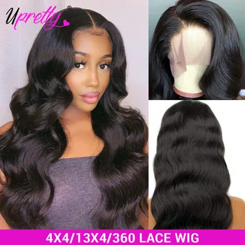 Upretty Hair Body Wave Wig 4x4 Closure Wigs Pre Plucked 360 Lace Frontal Wig 180 Density Brazilian Lace Front Human Hair Wigs
Upretty Hair Body Wave Wig 4x4 Closure Wigs Pre Plucked 360 Lace Frontal Wig 180 Density Brazilian Lace Front Human Hair Wigs
