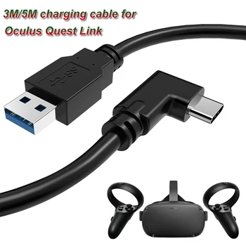 3M/5M Data Line Charging Cable for Oculus Quest Link VR Headset USB 3.1 Type C Data Transfer USB-A to Type-C Cable VR Accessory
3M/5M Data Line Charging Cable for Oculus Quest Link VR Headset USB 3.1 Type C Data Transfer USB-A to Type-C Cable VR Accessory