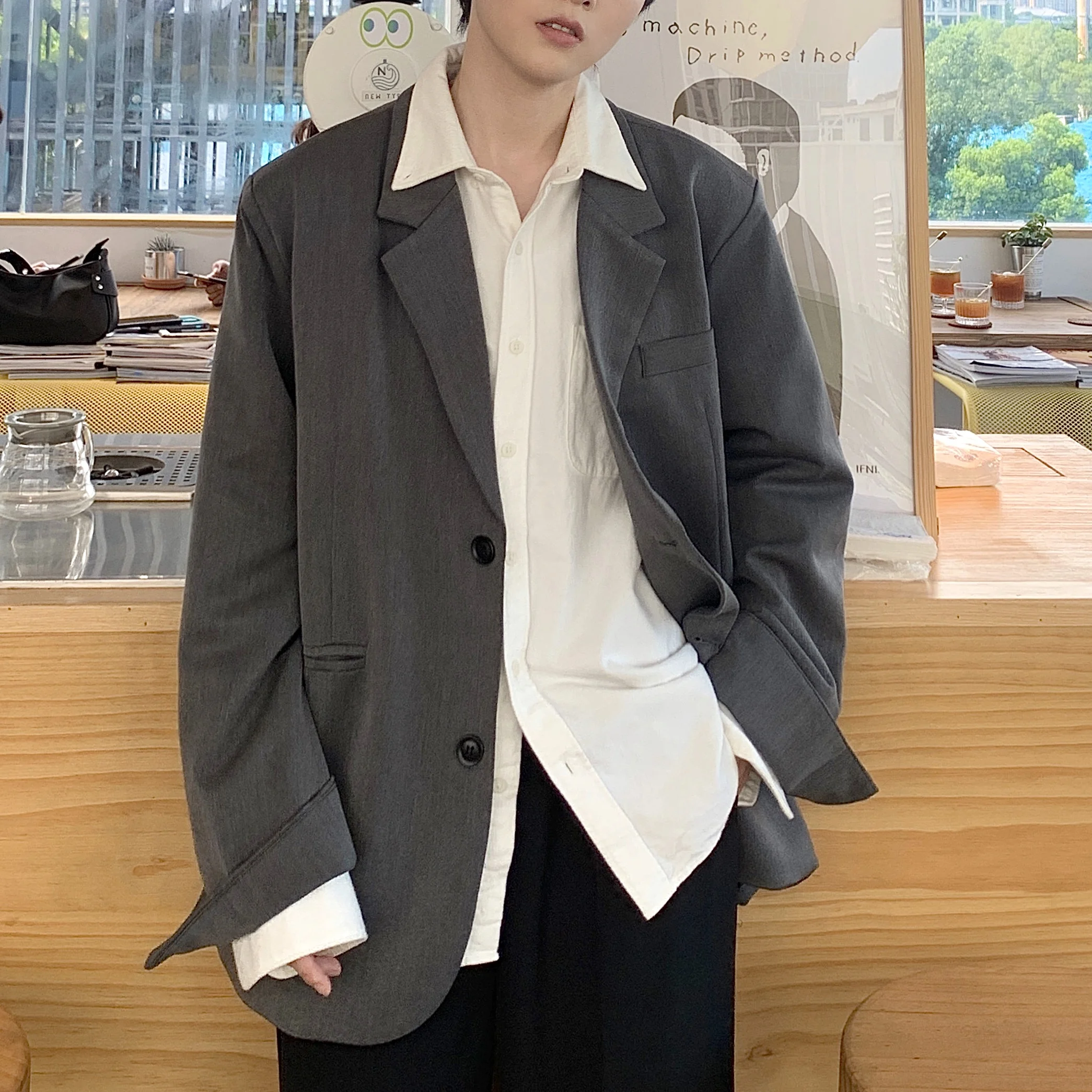 2021 men's New Pattern Suit Clothes Loose Male Blazers Suit Jackets Western Coats Fashion Trend Black/khaki Outerwear M-2XL
2021 men's New Pattern Suit Clothes Loose Male Blazers Suit Jackets Western Coats Fashion Trend Black/khaki Outerwear M-2XL