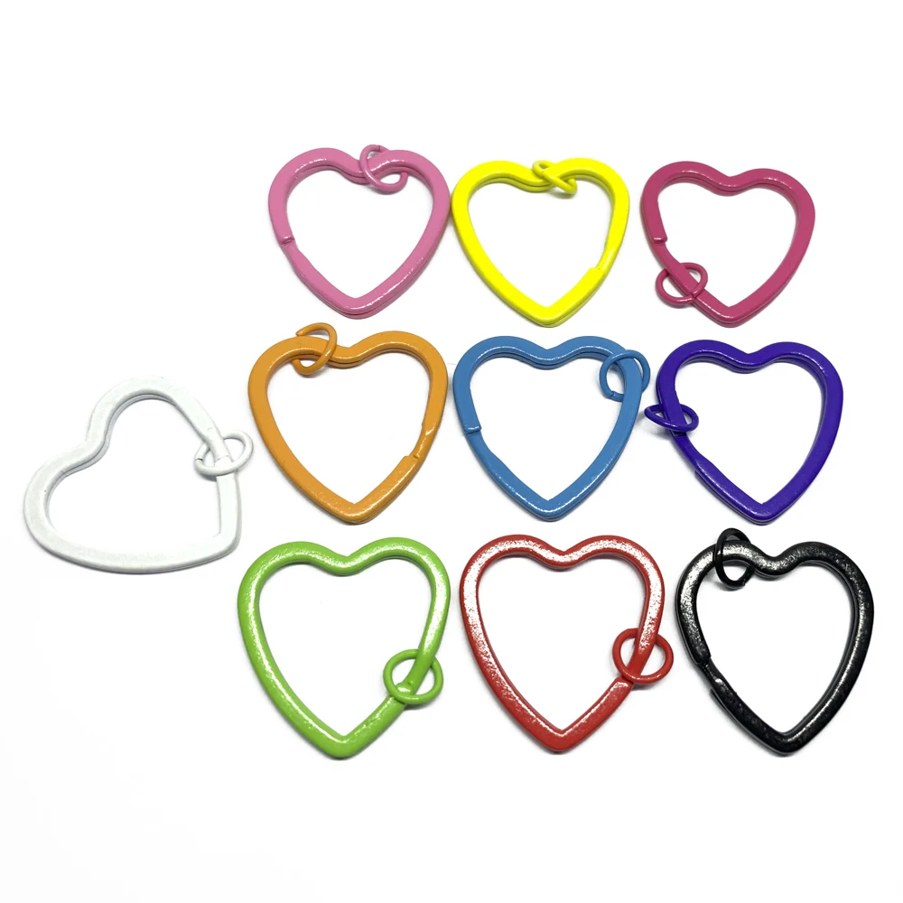10pc/lot Heart shape colorful DIY Metal Key Holder Split Rings Unisex Keyring Keychain Accessories Keychain Making Accessories
10pc/lot Heart shape colorful DIY Metal Key Holder Split Rings Unisex Keyring Keychain Accessories Keychain Making Accessories