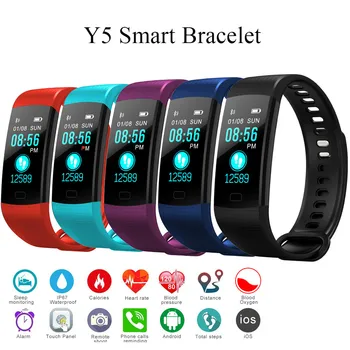 Y5 Smart Band Heart Rate Tracker Fitness Tracker Y5 Smartband Smart Bracelet Waterproof Smart Wristband Smart Watch Men
Y5 Smart Band Heart Rate Tracker Fitness Tracker Y5 Smartband Smart Bracelet Waterproof Smart Wristband Smart Watch Men
