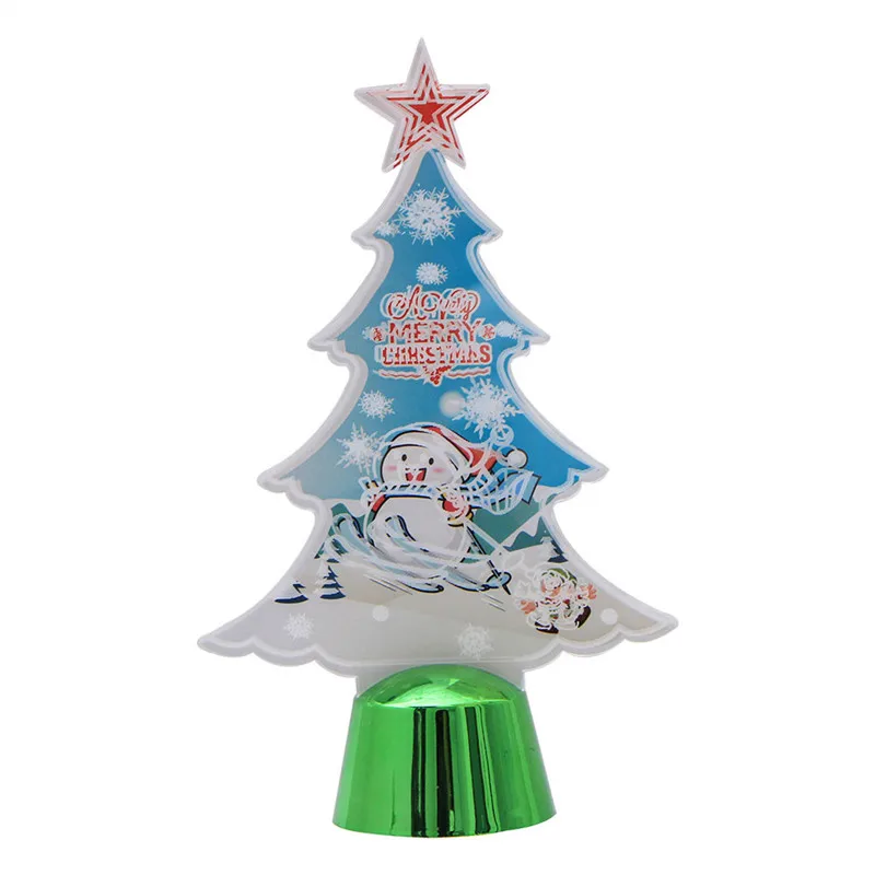 creative christmas tree led lamp night light with