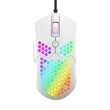 M5 Hollow-out Honeycomb Shell Gaming Mouse Colorful RGB Backlit Light Wired Mice with 7 Buttons for Game Lovers
M5 Hollow-out Honeycomb Shell Gaming Mouse Colorful RGB Backlit Light Wired Mice with 7 Buttons for Game Lovers