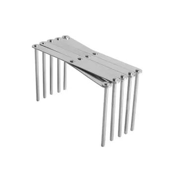 Tableware Drain Rack Folding Creative Kitchen Storage Dish Rack Multi-Function High Stainless Steel Telescopic Steaming Rack
Tableware Drain Rack Folding Creative Kitchen Storage Dish Rack Multi-Function High Stainless Steel Telescopic Steaming Rack