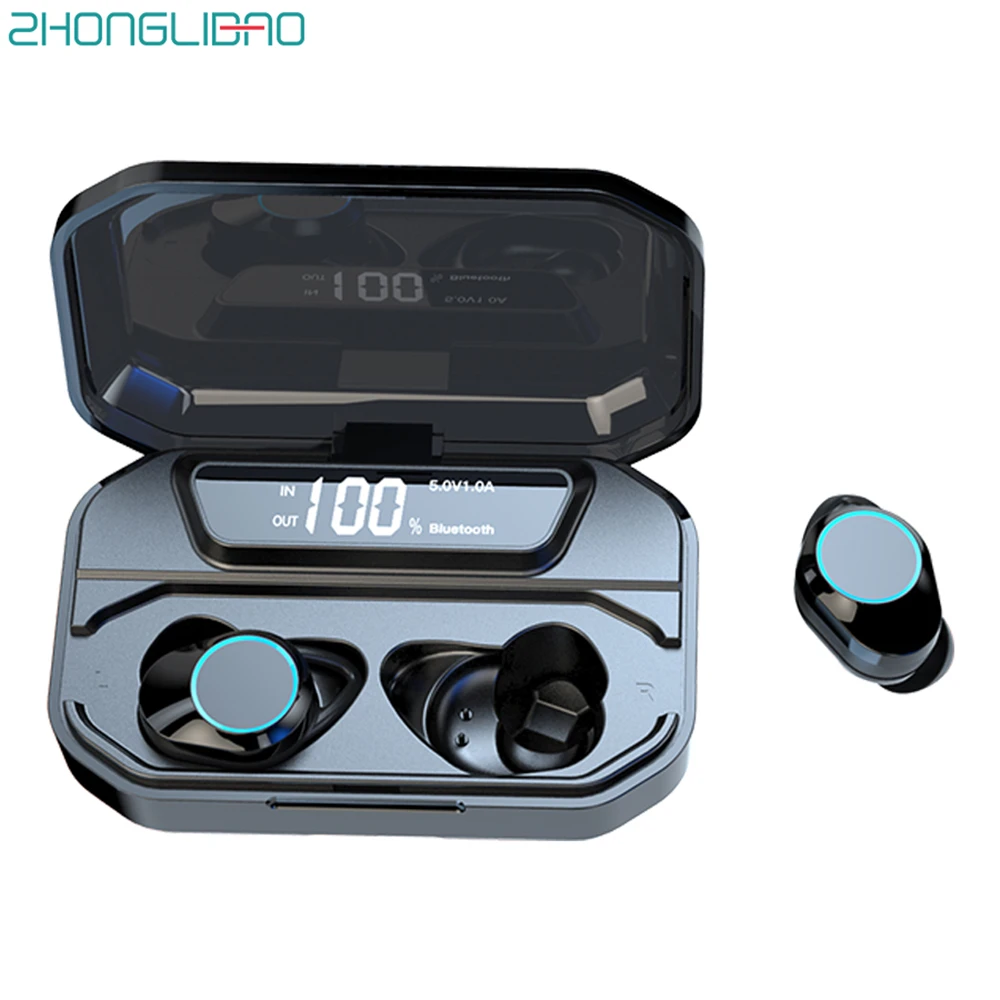 Wireless Bluetooth Earbuds Touch Control G02 TWS Bluetooth Earphone 5.0 LED Display 3300mAh Power Bank 9D Stereo Music Headset
Wireless Bluetooth Earbuds Touch Control G02 TWS Bluetooth Earphone 5.0 LED Display 3300mAh Power Bank 9D Stereo Music Headset