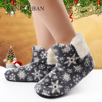 Winter Slippers Women Cute Furry Slides Christmas Soft Sock Shoes Ladies Plush Flat Indoor Slippers Zapatos De Mujer
Winter Slippers Women Cute Furry Slides Christmas Soft Sock Shoes Ladies Plush Flat Indoor Slippers Zapatos De Mujer