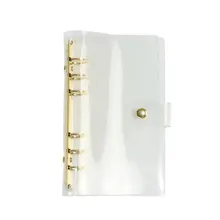 Transparent Loose Leaf A6 Clear binder Loose Strap Notebook Journal Planner A5 Transparent Binder Office Supplies Plastic Binder
Transparent Loose Leaf A6 Clear binder Loose Strap Notebook Journal Planner A5 Transparent Binder Office Supplies Plastic Binder