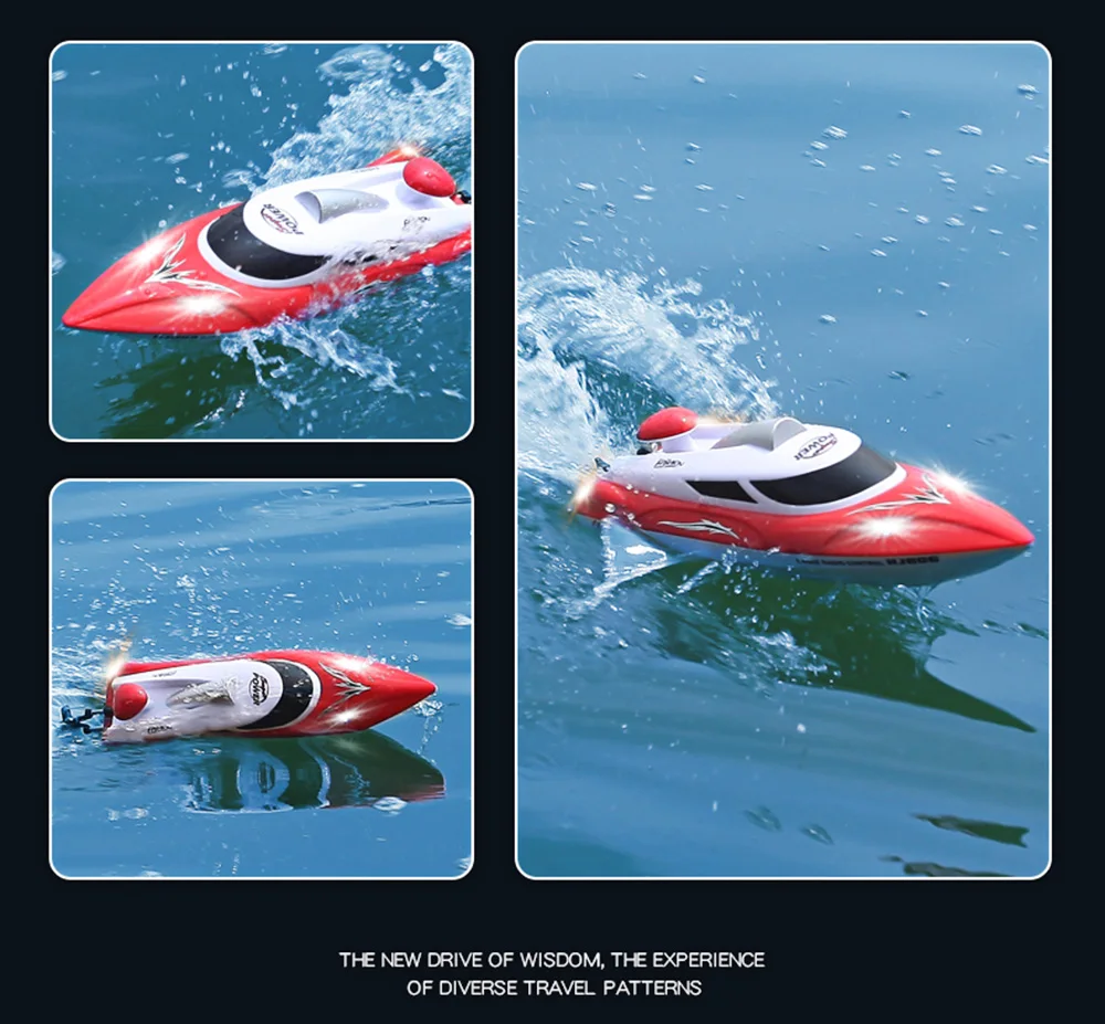 HJ806 2.4G RC Boat 200 Meters Control Distance / Cooling Water System / 35km/h High-speed