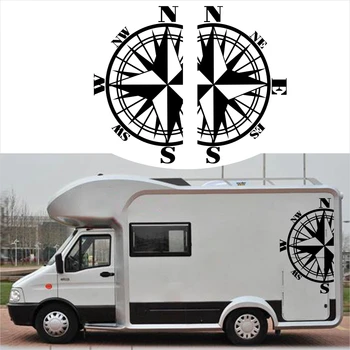 Durable And Practical 2 PCS Car Stickers Compass Side Auto Body Vinyl Decals For RV Camper Car Caravan
Durable And Practical 2 PCS Car Stickers Compass Side Auto Body Vinyl Decals For RV Camper Car Caravan