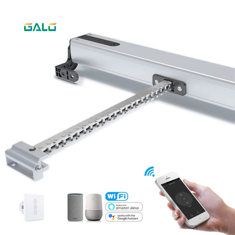 Chain electric window opener 2/4 wires motor with Tuya WiFi Curtain Blinds Switch & remote control kit Optional
Chain electric window opener 2/4 wires motor with Tuya WiFi Curtain Blinds Switch & remote control kit Optional