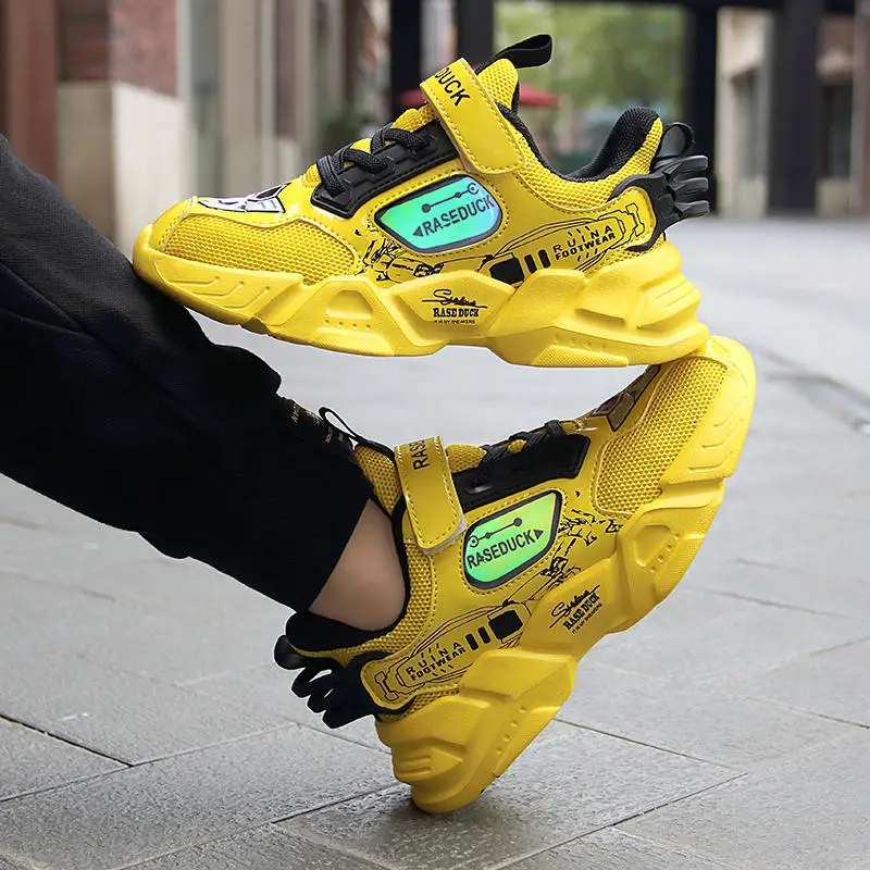 Fashion Yellow Kids Sneakers Boys Outdoor Sports Shoes Children Unisex Letter Print Running Shoes For Boy zapatillas para niños
Fashion Yellow Kids Sneakers Boys Outdoor Sports Shoes Children Unisex Letter Print Running Shoes For Boy zapatillas para niños