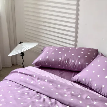Simple-Style 60 Double-Sided Tencel Four-piece Set Cherry Star Printed Double Linen Summer Viscose Bedding Article
Simple-Style 60 Double-Sided Tencel Four-piece Set Cherry Star Printed Double Linen Summer Viscose Bedding Article