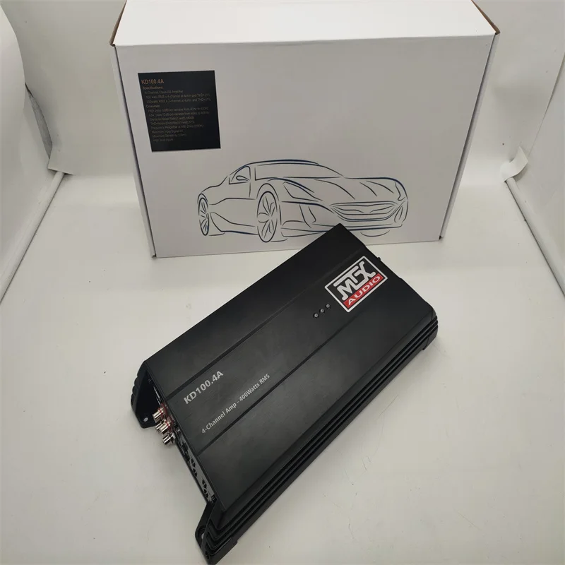 Free Shipping 1 Pc MTX KD 100.4A Car Audio Speaker Power Amplifier Class A/B 4 Channels Black Made In U.S.A | Автомобили и