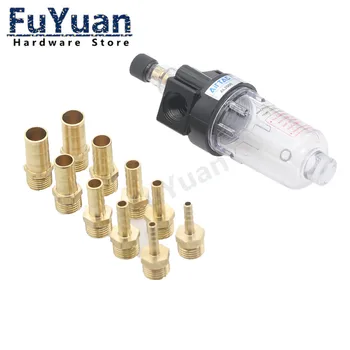 

AL2000 Series Pneumatic Air Source Treatment Lubricator 1/4" Thread 4mm 6mm 8mm 10mm 12mm Fittings Copper Connector