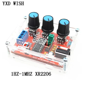 XR2206 Function Signal Generator DIY Kit Sine/Triangle/Square Output 1HZ-1MHZ Signal Generator Adjustable Frequency Amplitude
XR2206 Function Signal Generator DIY Kit Sine/Triangle/Square Output 1HZ-1MHZ Signal Generator Adjustable Frequency Amplitude