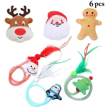 Legendog 6Pcs/Set Cat Catnip Toys Gingerbread Elk Santa Penguin Shape Cat Toy Kitten Toy Pet Supplies Cat Favors For Christmas
Legendog 6Pcs/Set Cat Catnip Toys Gingerbread Elk Santa Penguin Shape Cat Toy Kitten Toy Pet Supplies Cat Favors For Christmas