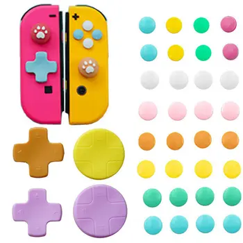 Joystick Rocker Cap Cat Paw Thumb Grips ABXY Buttons Cross Circular D-Pad Button Cap Cover for Nintendo Switch NS NX Left Right
Joystick Rocker Cap Cat Paw Thumb Grips ABXY Buttons Cross Circular D-Pad Button Cap Cover for Nintendo Switch NS NX Left Right