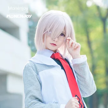Pink Short Synthetic Wig Fate/Grand Order Mash Kyrielight Demi-Servant Shielder Cosplay Wig Heat Resistance Fiber Wig Cap
Pink Short Synthetic Wig Fate/Grand Order Mash Kyrielight Demi-Servant Shielder Cosplay Wig Heat Resistance Fiber Wig Cap