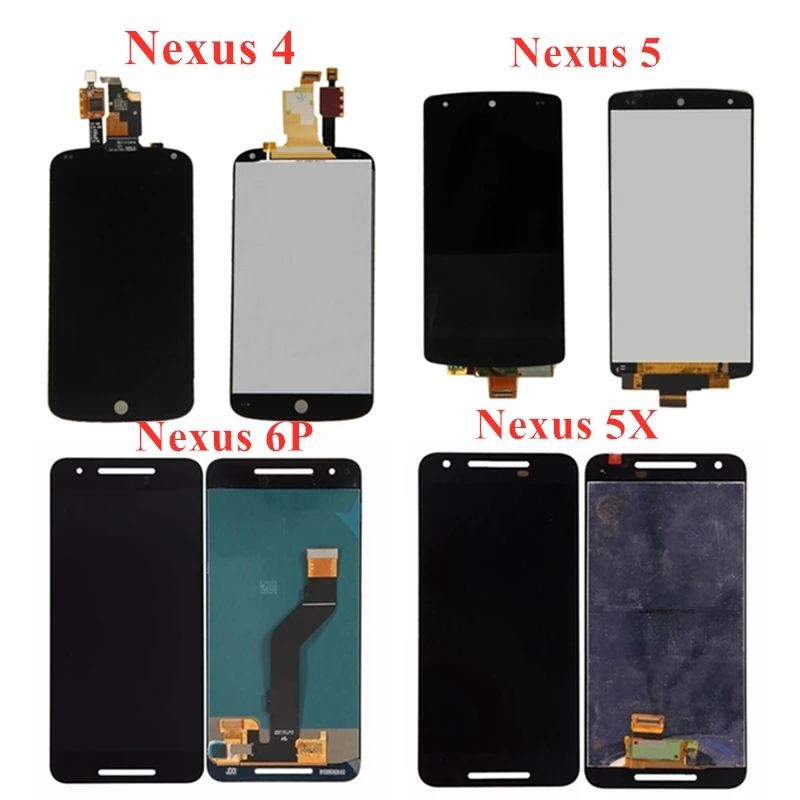 ЖК-дисплей 6 7 дюйма для LG Google Nexus 4 E960 5 D820 5X H791 H790 6P H1511 сенсорный экран дигитайзер в