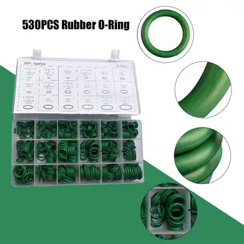 530PCS Automobile Air Conditioning Compressor Seal Ring Rubber O-Ring Assortment Kit With Holder Case Car Accessory
530PCS Automobile Air Conditioning Compressor Seal Ring Rubber O-Ring Assortment Kit With Holder Case Car Accessory