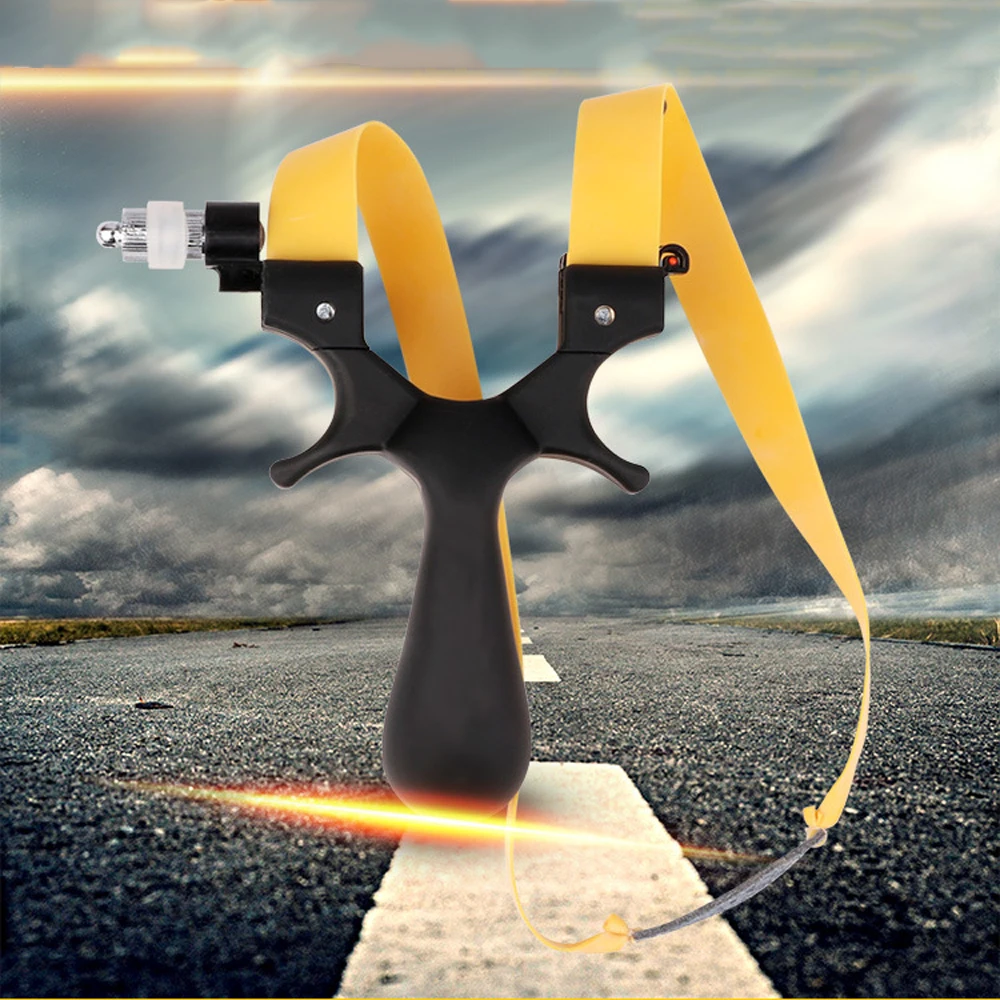 New Lighted Hunting Slingshot ABS slingshot catapult for Children Adult Toys High accuracy Outdoor Shooting kid birthday gift
New Lighted Hunting Slingshot ABS slingshot catapult for Children Adult Toys High accuracy Outdoor Shooting kid birthday gift