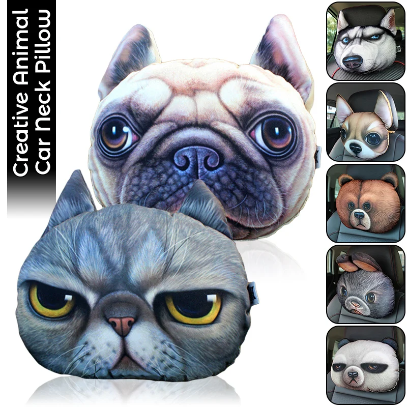 Washable Cartoon Car Headrest Pillow Funny Animal Head Anti-fatigue Neck Pillow Seat Headrest Support Cushion Auto Accessories
Washable Cartoon Car Headrest Pillow Funny Animal Head Anti-fatigue Neck Pillow Seat Headrest Support Cushion Auto Accessories