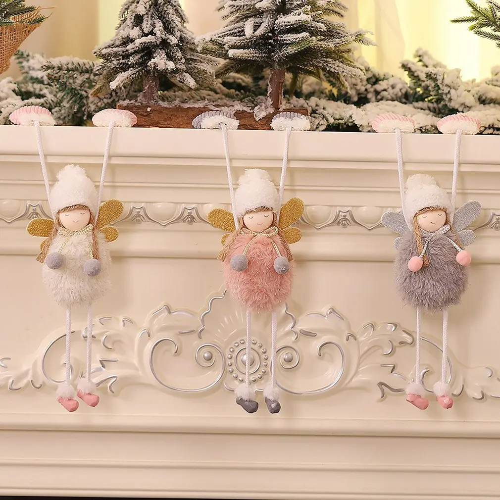 

NEW Christmas Decor Cute Angel Dolls Hanging Pendant Navidad Ornaments New Year Gifts for Kids Xmas Christmas Tree Decorations