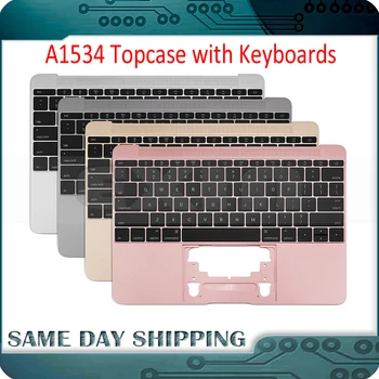 New for Macbook 12'' A1534 Keyboard UK US English French German Spanish with Topcase Backlight Gold Grey Silver Gold 2016-2017
New for Macbook 12'' A1534 Keyboard UK US English French German Spanish with Topcase Backlight Gold Grey Silver Gold 2016-2017