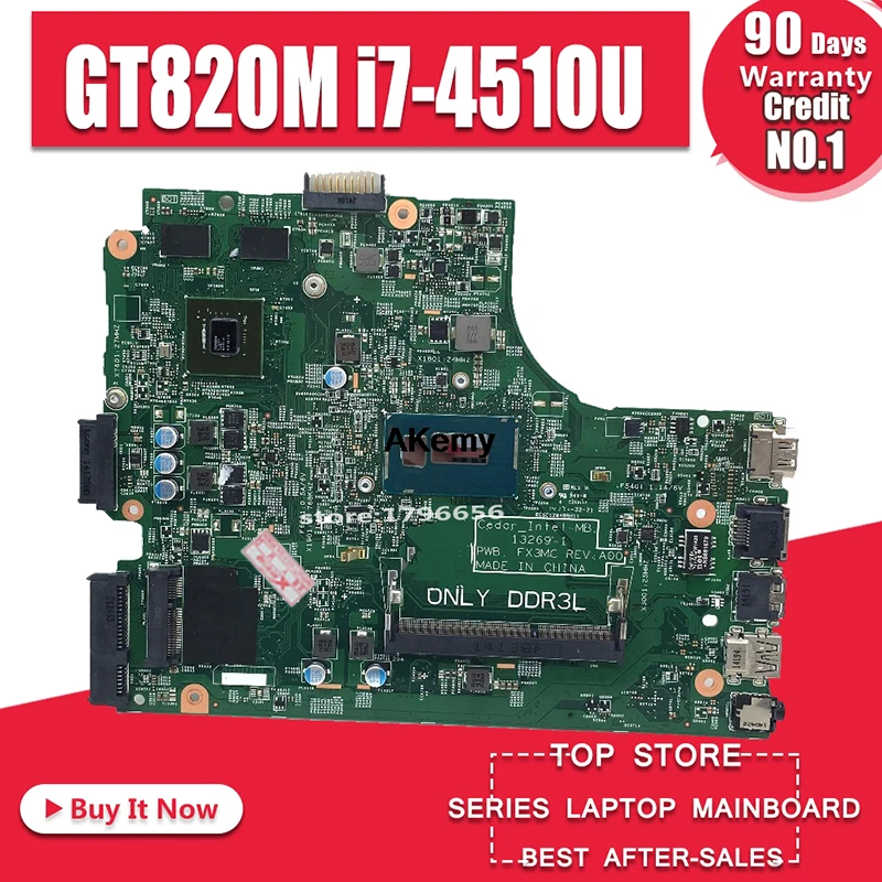 For DELL 3542 15-3542 DELL insprion 3442 3543 3443 5749 motherboard 13269-1 PWB FX3MC REV a00 motherboard I7-4510u
For DELL 3542 15-3542 DELL insprion 3442 3543 3443 5749 motherboard 13269-1 PWB FX3MC REV a00 motherboard I7-4510u