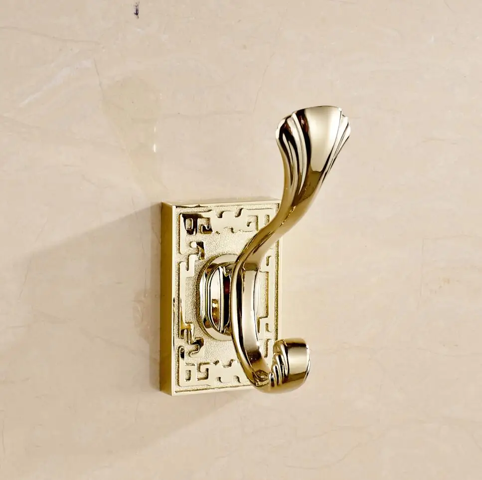Vidric gold wall mounted zinc alloy clothes rack cloth hook wall hook Robe Hook for Bathroom Hanger Accessory Hanger
Vidric gold wall mounted zinc alloy clothes rack cloth hook wall hook Robe Hook for Bathroom Hanger Accessory Hanger