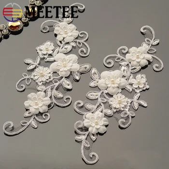 3D Beaded Lace Appliques Embroidered Flowers Rhinestone Lace Trims Fabric Wedding Dress Bridal Veil Lace Motifs DIY Crafts
3D Beaded Lace Appliques Embroidered Flowers Rhinestone Lace Trims Fabric Wedding Dress Bridal Veil Lace Motifs DIY Crafts