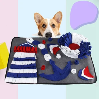 Pet Dog Snuffle Mat Pet Sniffing Training Blanket Detachable Fleece Pads Dog Mat Relieve Stress Nosework Puzzle Toy Pet Nose Pad
Pet Dog Snuffle Mat Pet Sniffing Training Blanket Detachable Fleece Pads Dog Mat Relieve Stress Nosework Puzzle Toy Pet Nose Pad