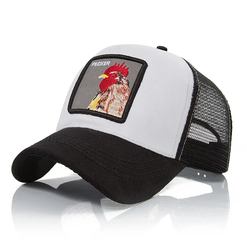 Модная сетчатая бейсболка Evrfelan унисекс милые кепки с животными Снэпбэк Кепка для