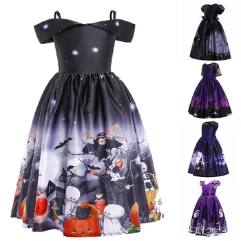 Dress up Halloween Dresses Costume for Kids Girls Party Children Vampire Pumpkin Ghost Cosplay Princess Christmas Kids Clothing
Dress up Halloween Dresses Costume for Kids Girls Party Children Vampire Pumpkin Ghost Cosplay Princess Christmas Kids Clothing