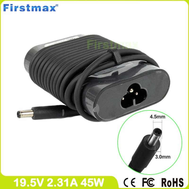 

Laptop charger 19.5V 2.31A 45W AC adapter for Dell XPS 11 9P33 11D 11R 11S LA45NM131 LA45NM140 LA4SNM131 PA-1450-66D1