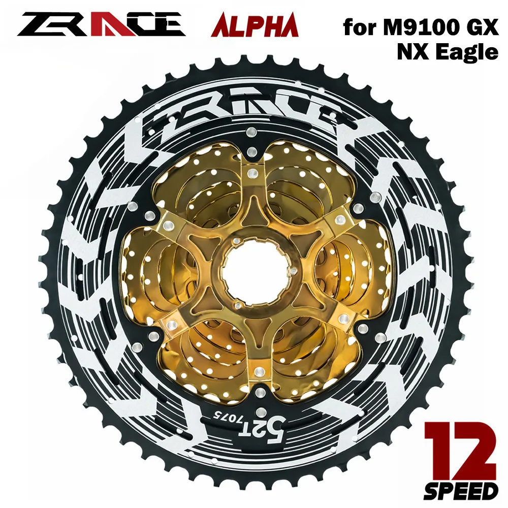 ZRACE 12s ALPHA Bike Cassettes for MTB Bicycle Freewheel 50T 52T , 12 Speed Lightweight Flywheel for M9100 / XX1 X01 GX NX Eagle
ZRACE 12s ALPHA Bike Cassettes for MTB Bicycle Freewheel 50T 52T , 12 Speed Lightweight Flywheel for M9100 / XX1 X01 GX NX Eagle