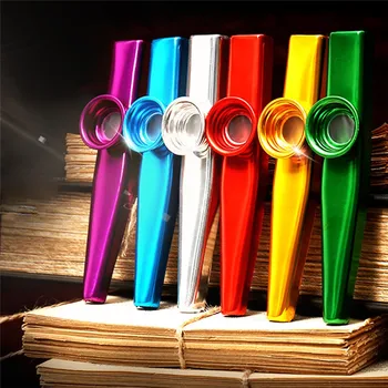 Metal Lightweight Kazoo Guitar Beginner Music Lovers Musical Instrument with 5 pcs Diaphragm Vimple Design 5 Colors V
Metal Lightweight Kazoo Guitar Beginner Music Lovers Musical Instrument with 5 pcs Diaphragm Vimple Design 5 Colors V