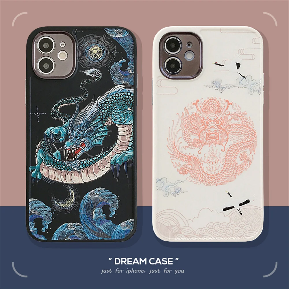 Mysterious Oriental myths legends Chinese dragon totem Soft Silicon Case for iPhone 12 11 Pro X XS Max XR 8 7 Plus Phone Cover
Mysterious Oriental myths legends Chinese dragon totem Soft Silicon Case for iPhone 12 11 Pro X XS Max XR 8 7 Plus Phone Cover
