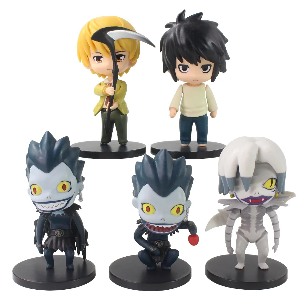 5 шт./компл. 10-11 см аниме Death Note Ryuk Yagami светильник Q Kawaii милая мультяшная