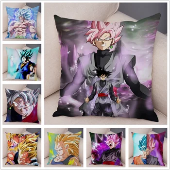 Dragon Ball Cushion Cover for Sofa Home Cartoon Pillow Case Plush 45x45cm Decorative Printed Japan Anime Son Goku Pillowcase 
Dragon Ball Cushion Cover for Sofa Home Cartoon Pillow Case Plush 45x45cm Decorative Printed Japan Anime Son Goku Pillowcase