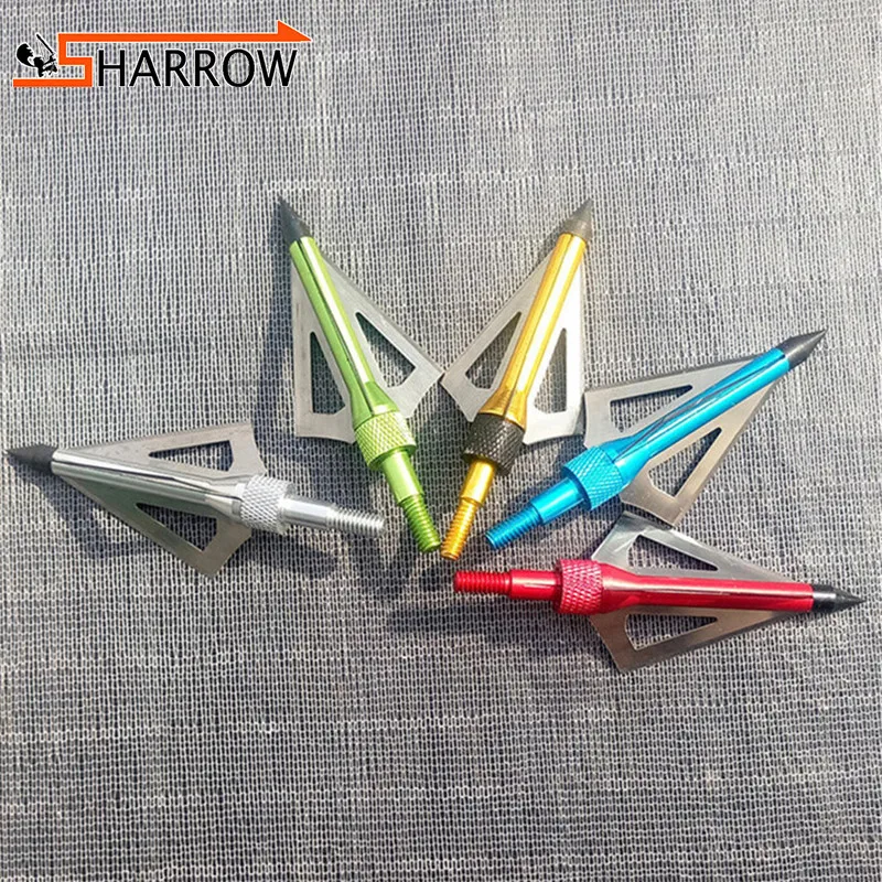 6/12pcs 100grain Arrowhead Compound Recurve Bow Archery Shooting Training Steel Arrow Heads Bows and Arrows Hunting Broadheads
6/12pcs 100grain Arrowhead Compound Recurve Bow Archery Shooting Training Steel Arrow Heads Bows and Arrows Hunting Broadheads