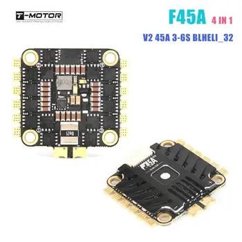 T-motor F45A PROII V2 45A 3-6S Blheli_32 4 IN 1 Brushless ESC 30.5X30.5MM for RC Drone FPV Racing DIY Accessories
T-motor F45A PROII V2 45A 3-6S Blheli_32 4 IN 1 Brushless ESC 30.5X30.5MM for RC Drone FPV Racing DIY Accessories