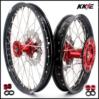 KKE 21 & 18 Complete Wheels Set for HONDA CRF250R 2014 CRF450R 2013-2014 240MM DISC ROTORS RED SPROCKET
KKE 21 & 18 Complete Wheels Set for HONDA CRF250R 2014 CRF450R 2013-2014 240MM DISC ROTORS RED SPROCKET