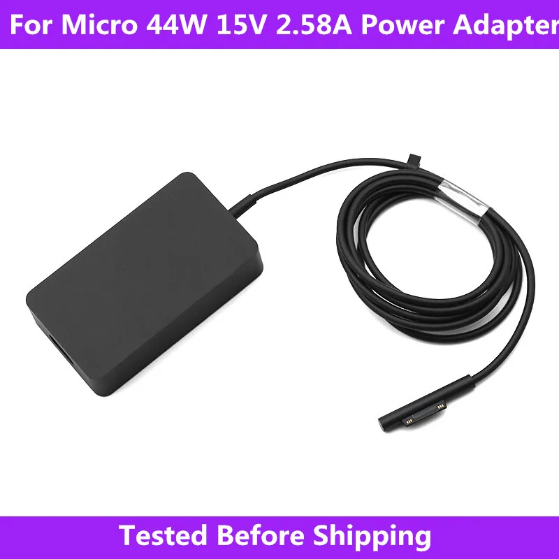 For Microsoft Surface Pro 4 Pro 3 Pro 6 Surface Pro Laptop 1/2 Surface Go & Surface Book 44W 15V 2.58A Power Supply Replacement
For Microsoft Surface Pro 4 Pro 3 Pro 6 Surface Pro Laptop 1/2 Surface Go & Surface Book 44W 15V 2.58A Power Supply Replacement