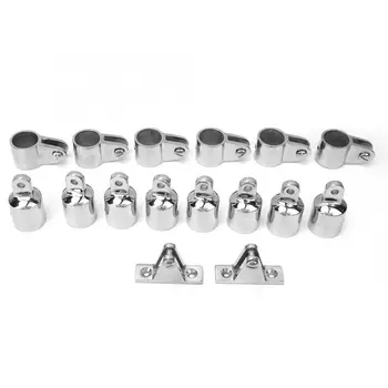16 Pcs 3-Bow Bimini Top Accessory Hinge Mount Jaw Slide Bimini Top Eye End Kit 25mm/1in
16 Pcs 3-Bow Bimini Top Accessory Hinge Mount Jaw Slide Bimini Top Eye End Kit 25mm/1in
