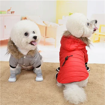 Dog Cold Weather Coat - Waterproof Windproof Dog Coat - Warm Cotton-Padded Doggie Vest Pets Clothes for Small Pet YE-Ho 
Dog Cold Weather Coat - Waterproof Windproof Dog Coat - Warm Cotton-Padded Doggie Vest Pets Clothes for Small Pet YE-Ho