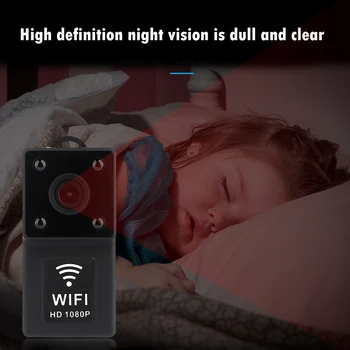 WiFi IP Camera P2P IR Night Vision 1080P Mini Security Surveillance Camera Household Security Protection Products
WiFi IP Camera P2P IR Night Vision 1080P Mini Security Surveillance Camera Household Security Protection Products
