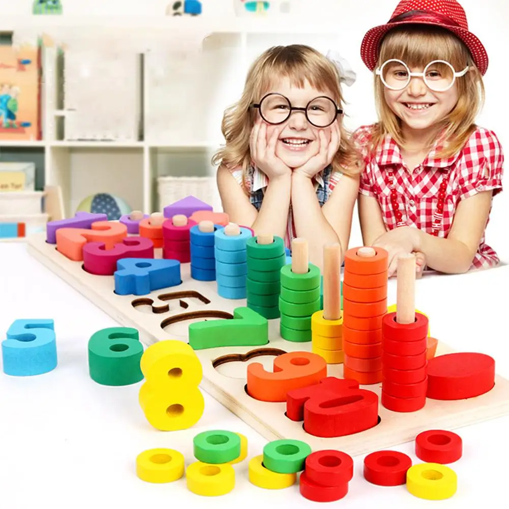 Children Early Educational Toys Hand Grasp Learning Number Wooden Rainbow Puzzle Toy
Children Early Educational Toys Hand Grasp Learning Number Wooden Rainbow Puzzle Toy